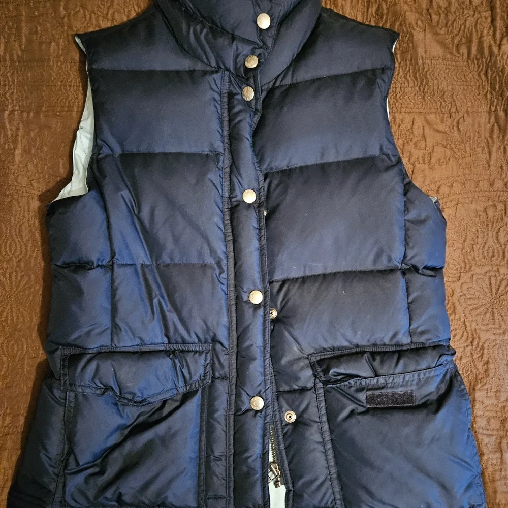 J Crew Feather Down Vest: small - Picture 3 of 5